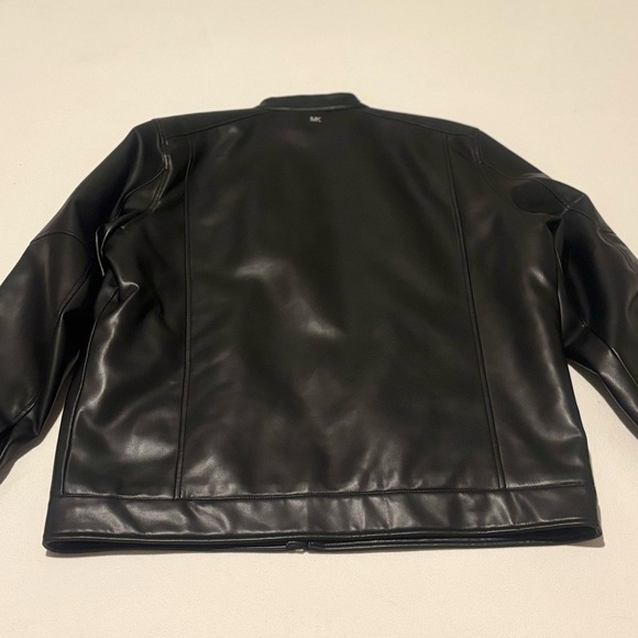Michael Kors Faux Leather Moto Jacket - Picture 12 of 14